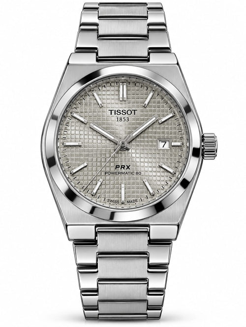 Tissot PRX 1853 Silver Dial Automatic Luxury Watch